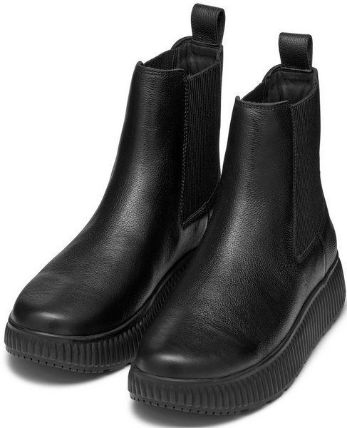 Geox D GRAISY B Chelseaboots Schlupfstiefel, Freizeitschuh, Winterboots mit durchgehender Sohle