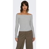 ONLY Langarmshirt ONLGLAMOUR L/S BOAT NECK TOP BOX CC JRS