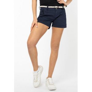 Eight2Nine Chinoshorts Shorts mit Flechtgürtel