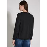 CECIL Langarmshirt aus softem Materialmix