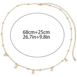 RWEUOQ Kettengürtel Taillenkette Sexy Strass Körperkette Taillengürtel Schmuckgürtel (1-St) verstellbare Schließe Damenschmuck Kettengürtel für Damen Frauen