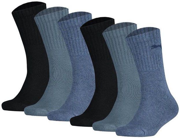 PUMA Freizeitsocken Unisex Socken 6er Pack Baumwolle (Packung, 6er Pack)