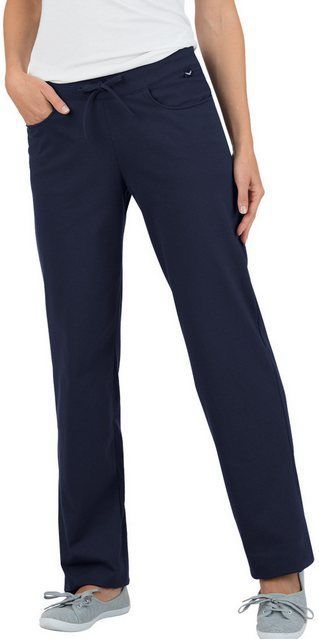 Trigema Jerseyhose TRIGEMA Hüfthose DELUXE Baumwolle (1-tlg)