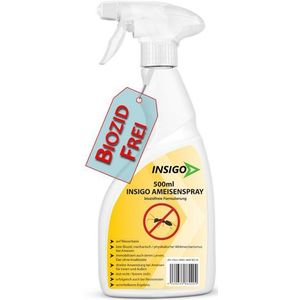 INSIGO Insektenspray Ameisen Spray gegen Ameisen, Larven & Eier, 0.5 l, 500 ml, 1-St., biozidfreie Formel, auf Wasserbasis, geruchsarm, brennt / ätzt nicht