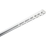 GARDINIA Vorhangschiene Aluminium-Vorhangschienen Set 2-Lauf, 2-läufig, Fixmaß, Aluminium, 2-läufig