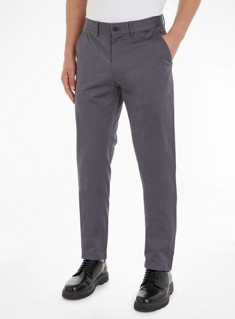 Calvin Klein Chinohose SATEEN STRETCH SLIM CHINO