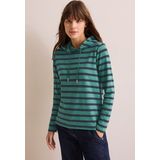 CECIL Langarmshirt mit Kapuze mit Tunnelzugband