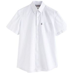 Next Kurzarmhemd Bügelleichtes Button-down-Oxfordhemd, Kurzarm (1-tlg)