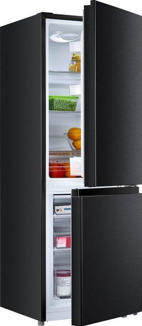 Hanseatic Kühl-/Gefrierkombination HKGK14349CBI, 143 cm hoch, 49,5 cm breit, Obst & Gemüse-Fach