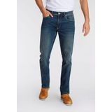 AJC Straight-Jeans gerade geschnitten, Used-Look-Waschung, niedrige Leibhöhe