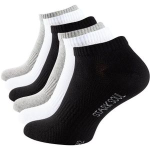 Stark Soul® Sneakersocken Sneaker Socken Mesh gekämmte Baumwolle, Premium Qualität, Unisex 6 Paar