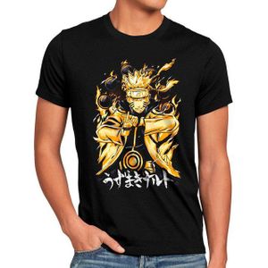 style3 T-Shirt Nine-Tails Mode hatake shikamaru kage naruto anime manga cosplay