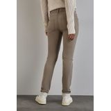 STREET ONE Stretch-Hose - Trendige Hose mit Zipper Details - Stretch - Slim Fit