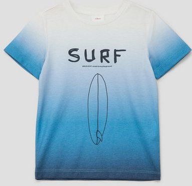 s.Oliver Kurzarmshirt T-Shirt mit Farbverlauf