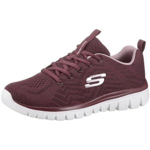 Skechers Graceful - Get Connected Sneaker Freizeitschuh, Halbschuh, Schnürschuh mit Memory Foam