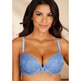 LASCANA Push-up-BH aus floraler Spitze, Dessous