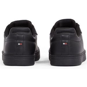 Tommy Hilfiger ICON COURT LTH FLAG ESS Sneaker, Freizeitschuh, Halbschuh, Schnürschuh mit kleiner Logoflagge