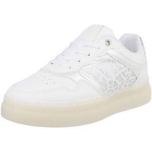 Ital-Design Damen Low-Top Freizeit Sneaker (88828171) Keilabsatz/Wedge Sneakers Low in Weiß