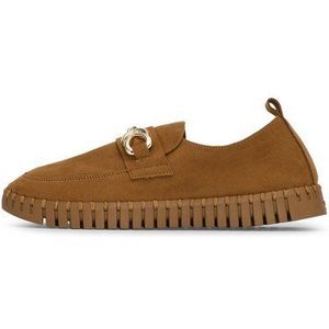 Ilse Jacobsen TULIP3976 Slipper Bequem, leicht, Slipper, Goldschnalle, flexible Naturkautschuk-Sohle