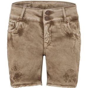 Hangowear Trachtenjeans Trachtenjeans Damen - HENDRINA KURZ - hellgrau, schlamm