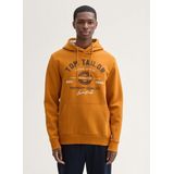 TOM TAILOR Sweatshirt Hoodie Sweatshirt mit Logo-Print