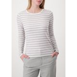 Monari Rundhalsshirt mit Streifen