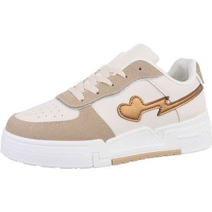 Ital-Design Damen Low-Top Freizeit Sneaker (86344922) Keilabsatz/Wedge Sneakers Low in Weiß