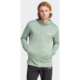 adidas TERREX Outdoorjacke TERREX XPERIOR LIGHT FLEECE HOODED