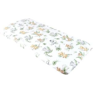 BabyLux Spannbettlaken SPANNBETTLAKEN 70x140 Spannbetttuch Baumwolle Kinder Baby Babybett, 124. Africa_Tiere