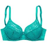 Nuance Bügel-BH aus elastischer Jacquardspitze mit Trägern in Satin-Optik, Dessous