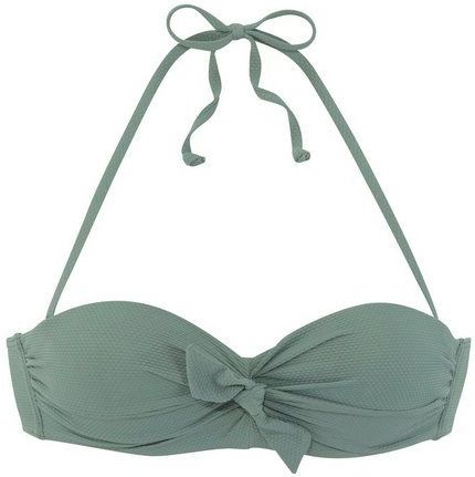 LASCANA Bügel-Bandeau-Bikini-Top Cana, mit Schleife vorne
