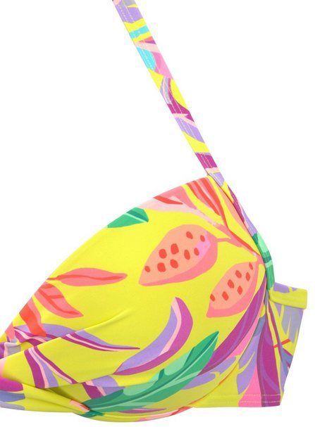 s.Oliver Push-Up-Bikini-Top Mallorca, in Wickeloptik