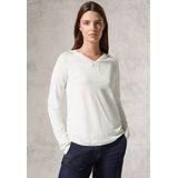 Cecil Langarmshirt im angenehmen Materialmix