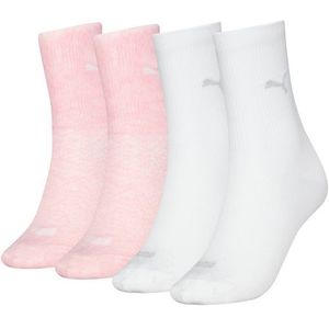 PUMA Socken PUMA WOMEN SOCK 4P ECOM (4er-Pack) mit unterstützender Fußgewölbestruktur