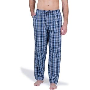 Moonline Schlafhose Herren Webhose Freizeithose Loungewear aus 100% Baumwolle