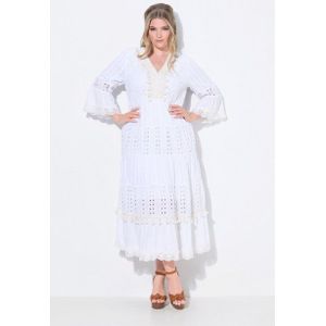 MIAMODA Maxikleid Maxikleid A-Linie Boho-Style 3/4-Ärmel