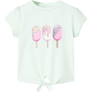 vidaXL T-Shirt Kinder-T-Shirt Helles Minzgrün 104