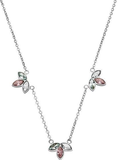 Purelei Gliederkette Flowery, mit Zirkoniasteinen