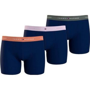 Tommy Hilfiger Underwear Boxershorts 3P BOXER BRIEF WB (Packung, 3-St., 3er-Pack) mit kontrastfarbenem Logobund