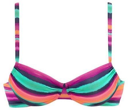 LASCANA Bügel-Bikini-Top Rainbow, mit seitlicher Regulierung