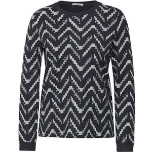 CECIL Langarmshirt mit grafischem Muster