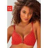 s.Oliver Push-up-BH Clarissse mit feiner Spitze und Trägern in Bänder-Optik