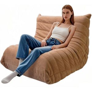 Durrafy Sitzsack Relaxsessel,Übergröße Sitzsack Lazy Sofa,Bodensofa,Einzelsofa, Supersize. Weicher Schwamm.103cm*90cm*75cm