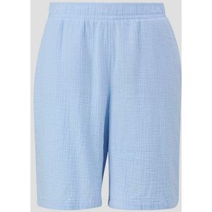 s.Oliver Shorts Bermuda aus Baumwolle mit Musterstruktur und Elastikbund Gummizug