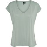 Vero Moda V-Shirt VMFILLI SS V-NECK TEE GA NOOS