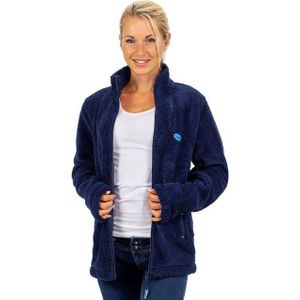 Reichstadt Fleecejacke Kuschelige Flauschige Jacke 22RSW002 Navy 3XL mit Stehkragen und langen Ärmeln