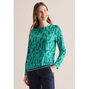 CECIL Langarmshirt mit grafischem Muster