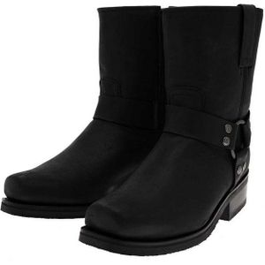 Sendra Boots LOREN MID 17963 Schwarz Bikerboots Unisex Thinsulate Biker Stiefelette