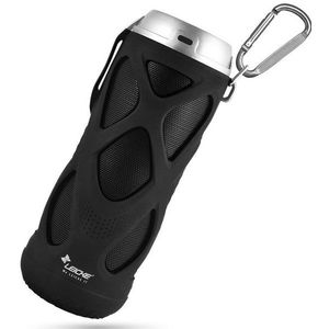 Leicke DJ Roxxx Active 2 Bluetooth-Lautsprecher Zwei-Wege-Stereo 2x1.5“ mit Bass-Boost (Bluetooth, 10 W, TWS Surround, spritzwassergeschützt, NFC Pairing)