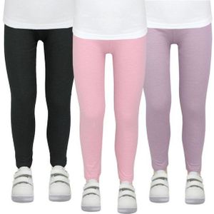 TupTam Thermoleggings Mädchen Leggings Blickdichte Leggins Winterleggings 3er Pack